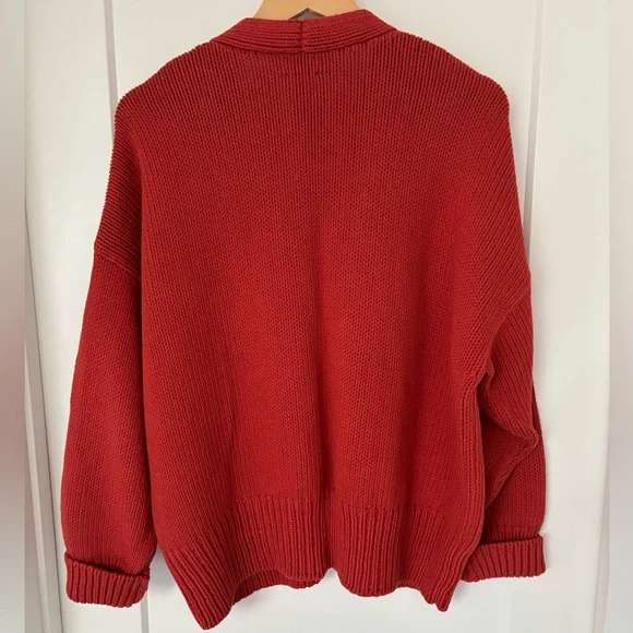 Babaa Cardigan No16 in Pimenton Dulce - Picture 3 of 4